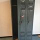 Old vintage industrial wardrobe
