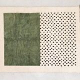 Handmade pure wool rug, size 140 x 260 cm.