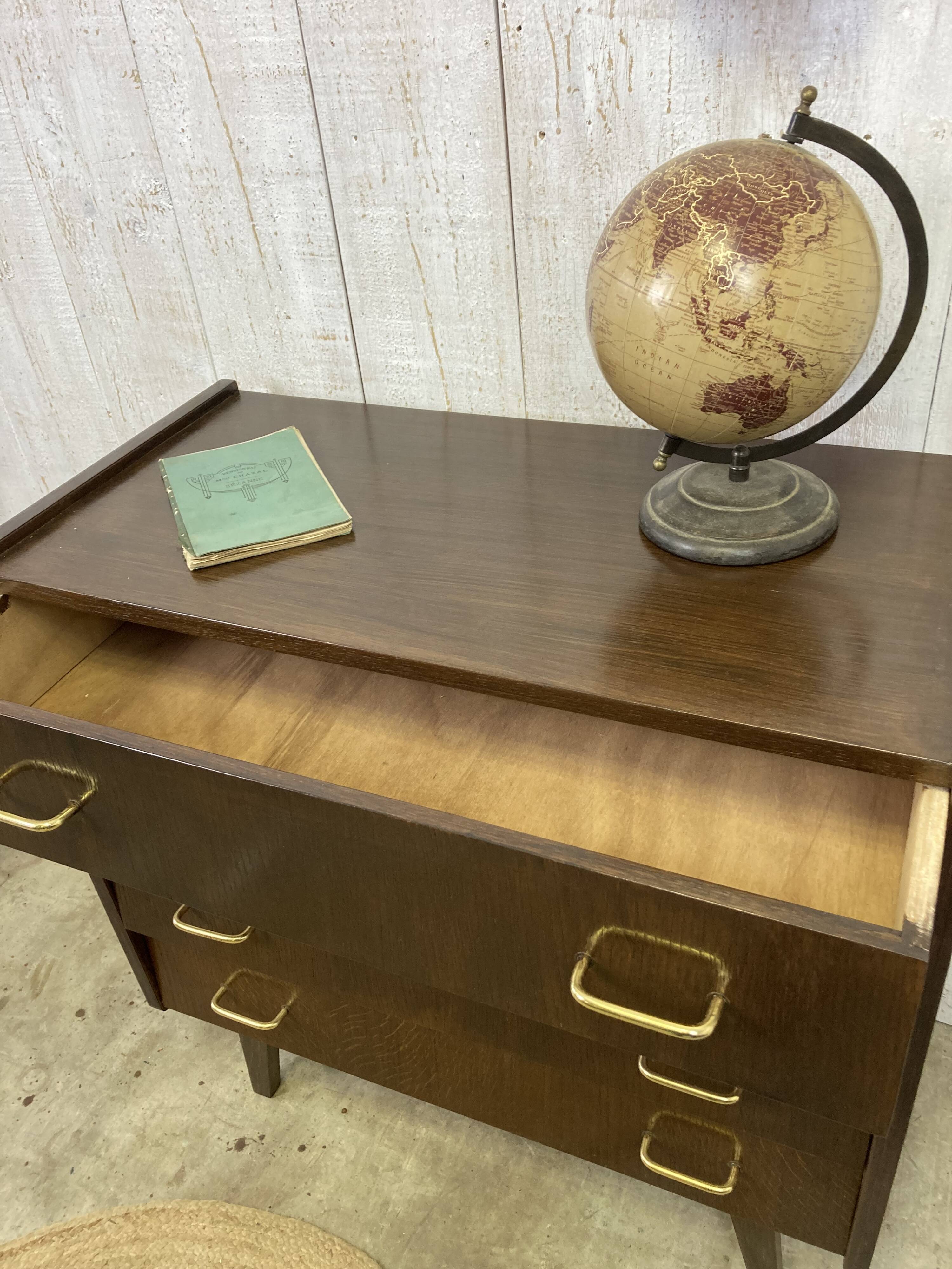 Vintage winged chest of drawers