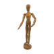 Articulated wooden mannequin
