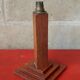 Pied de lampe en chêne années 50