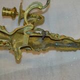 Appliques en bronze style Louis XV avec des cariatides
