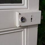 Communication door 1 translucent glass H233.5xL84.5cm old 20th century