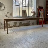 XL farmhouse table in beech and pine 3m