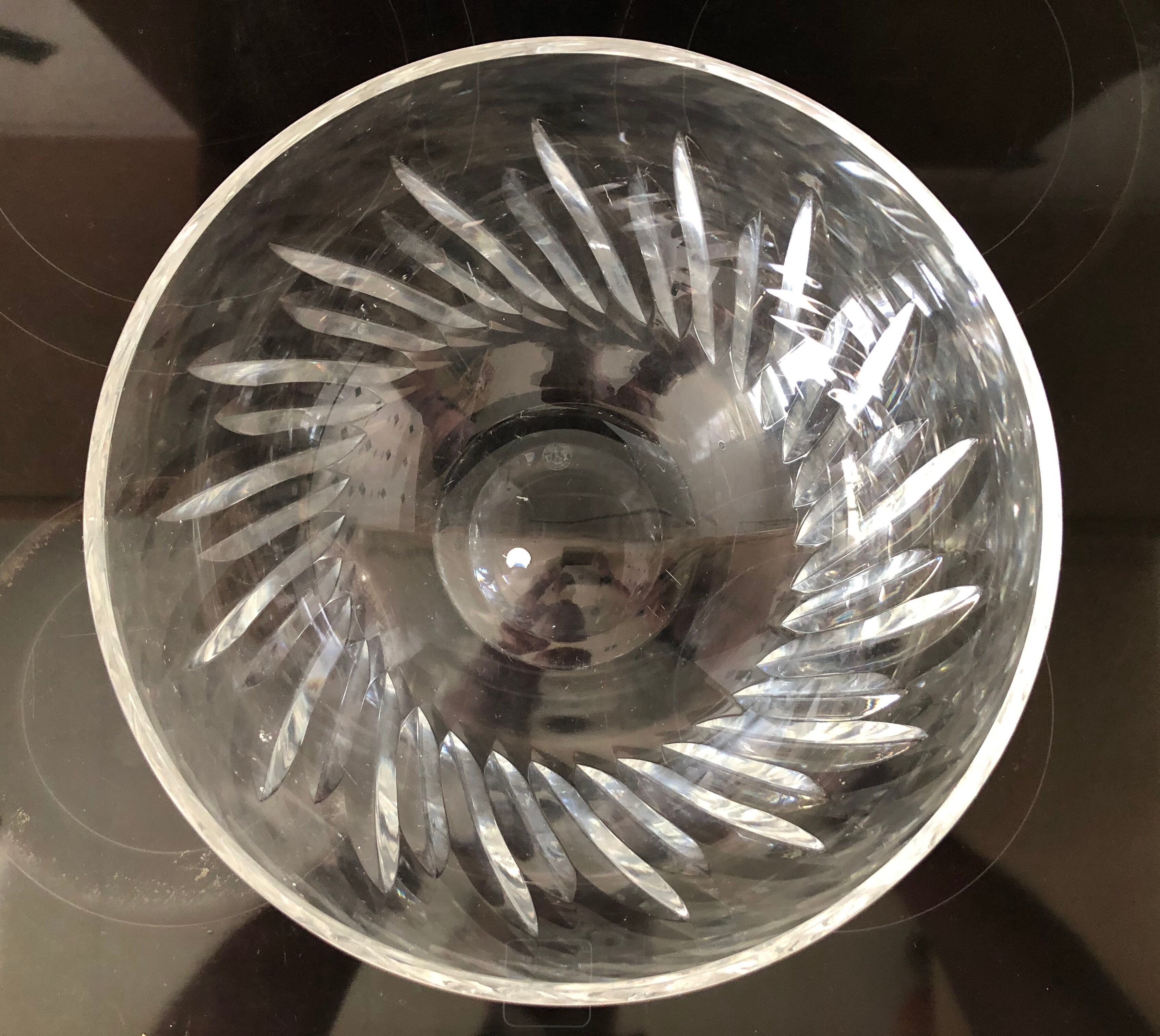 Large Baccarat crystal cut