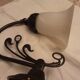 Applique verre armature  fer