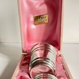 Silver-plated glass and napkin ring by UDNER