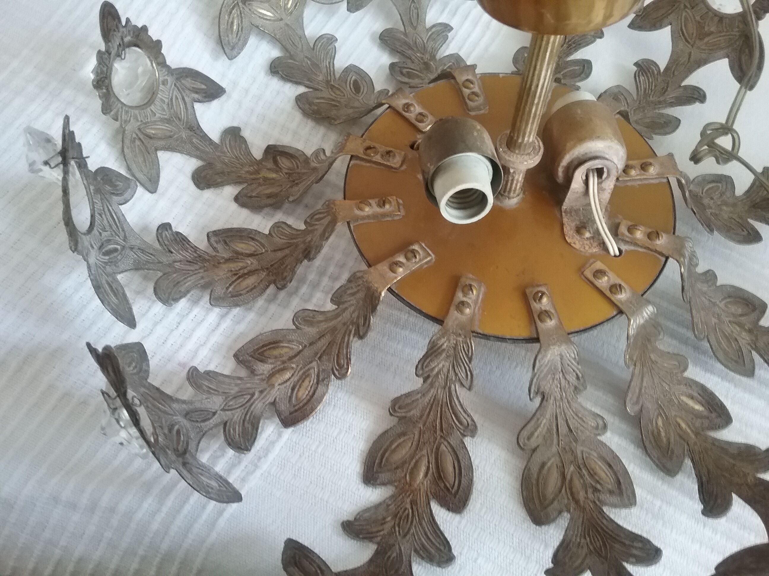 Old tassel ceiling lamp