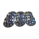 12 stainless steel oyster plates