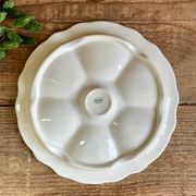 2 assiettes à huîtres porcelaine  Apilco France