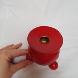 Bougeoir de Noël vintage suédois en bois conçu par Eric Dalmas pour Dala Industries