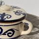 Round ceramic box candy box