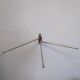 Vintage articulated towel rack 3 arms