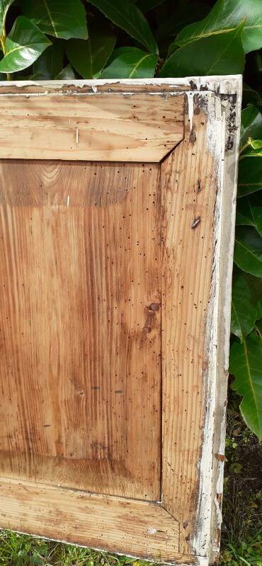 Small cupboard door 61.5x63.5cm old hardware