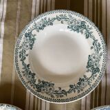 Mismatched ironstone plates