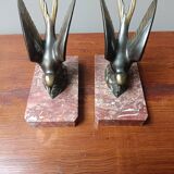 Art Deco Bird Bookends