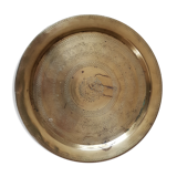 Old brass tray