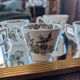 6 tasses Windsor 1981 – Jardin anglais fleuri