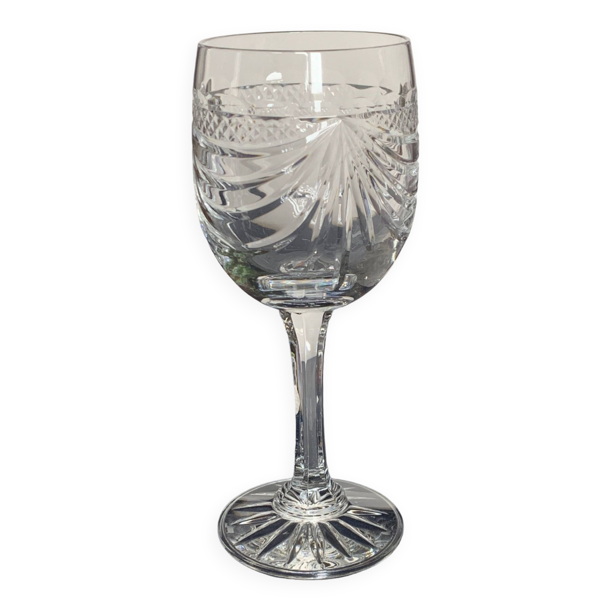 Crystal wine glasses