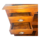 Exotic Ethnic wooden bar cabinet - Bistro counter - Drawer units