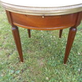 Mahogany hot water bottle table