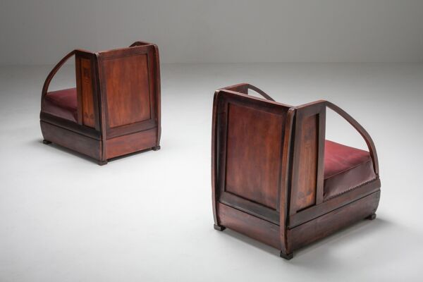 Paire de fauteuils Carlo et Piero Zen 1910