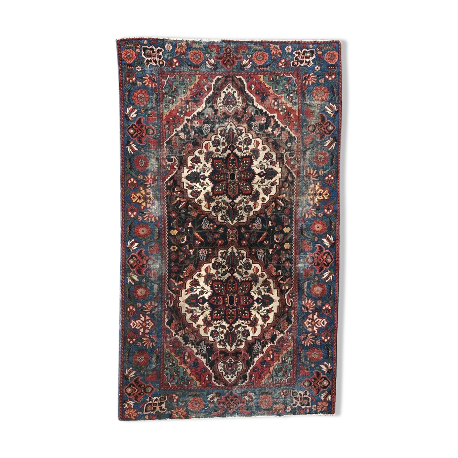 Carpet old persian bakhtiar made hand 176 x 300 cm
