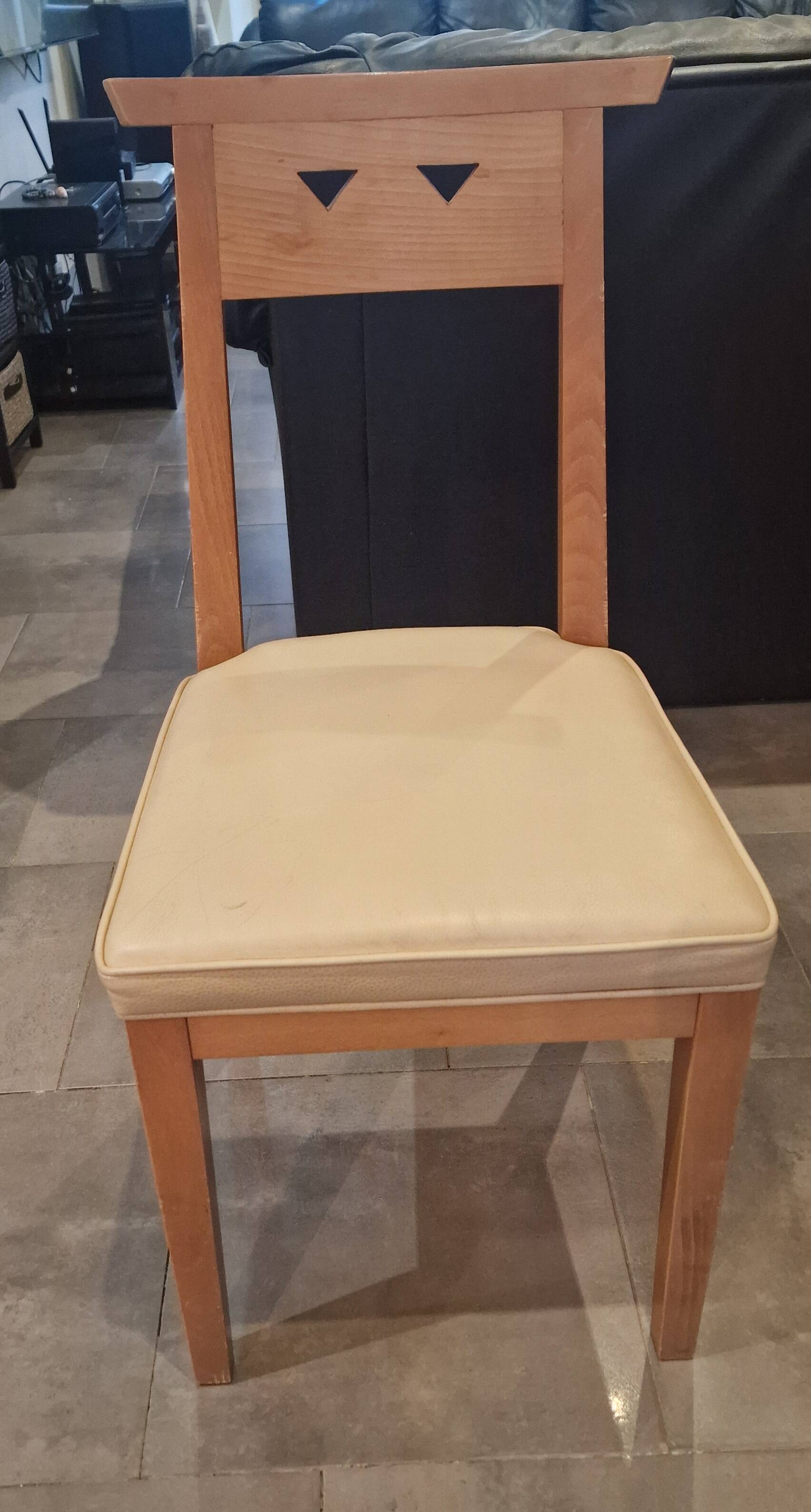 Christian Duc, set of 2 African Queen chairs