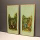 2 panneaux peinture romantique