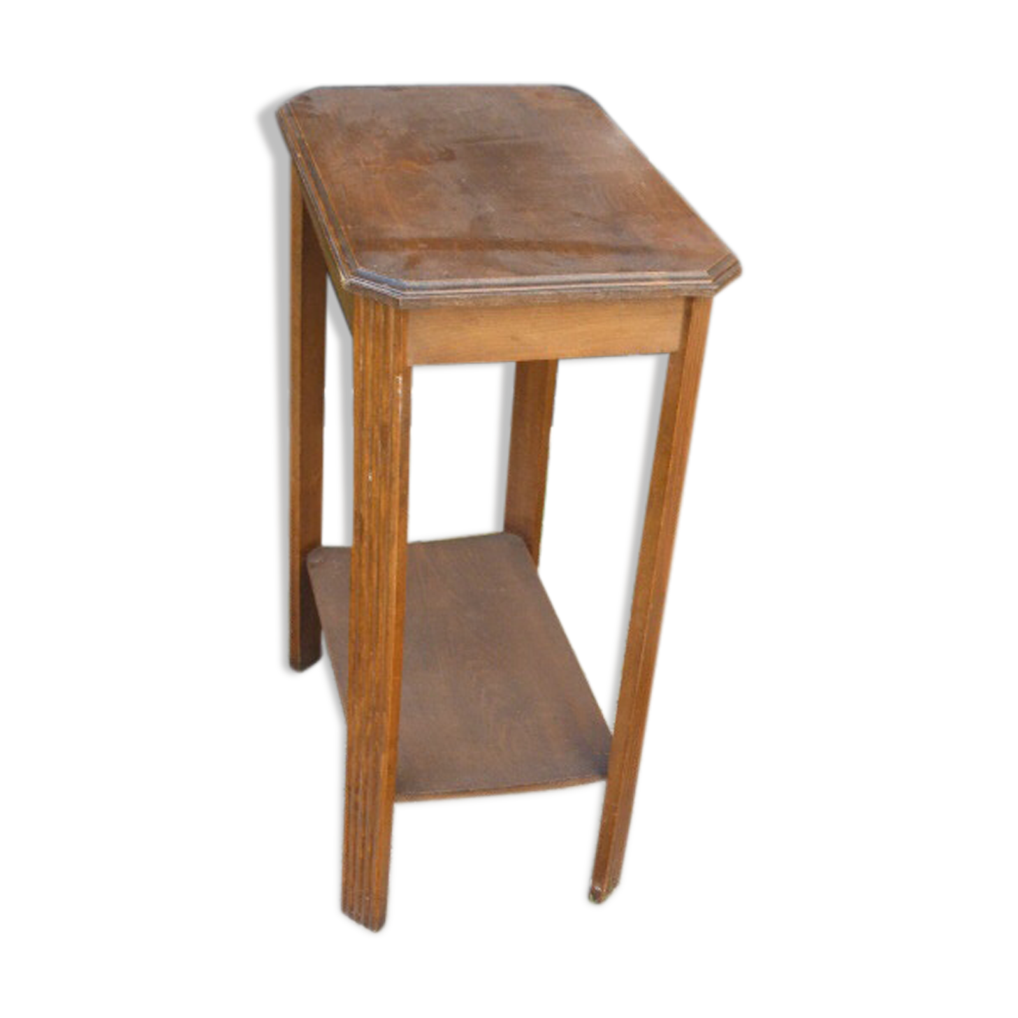 Double tray saddle, wood art deco