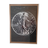 Framed poster May 68 by hector cattolica