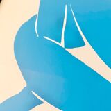 Affiche Femme Nu bleu II