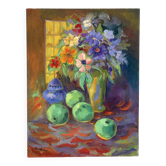 Perfume of Apples, oil on canvas signed