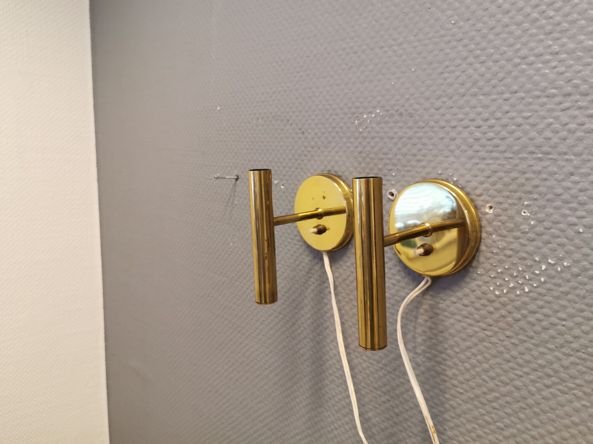 A set of wall lamps from the 70s, designed by Svend Mejlstrøm, for MS Lighting Denmark.