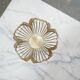 Vintage brass cut
