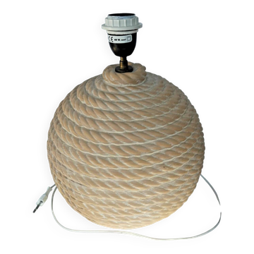 Pied de lampe en céramique kostka h: 37 cm vintage