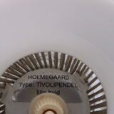 Danish Tivoli hanging lamp by Sidse Werner for Holmegaard, 1980 Denmark.