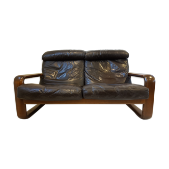 Hombre leather sofa by Burkhard Vogtherr for Rosenthal
