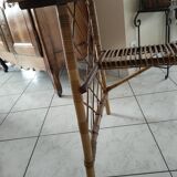 Louis Sognot rattan and bamboo desk