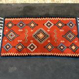 60s 70s Runner Rug Carpet Rug Space Age Flower Power Design 60s 70s