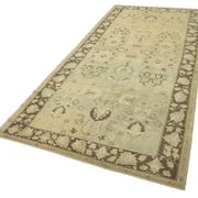 1970s Handwoven One-of-a-Kind Anatolian Beige Rug 140 cm x 328 cm