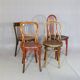 lot de 4 chaises bistrot Thonet Baumann -1910-1950-