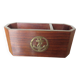 Porte crayon en palissandre et laiton 1970