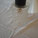 Vintage chiseled glass walker