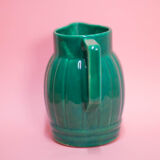 Orchies green vintage pitcher