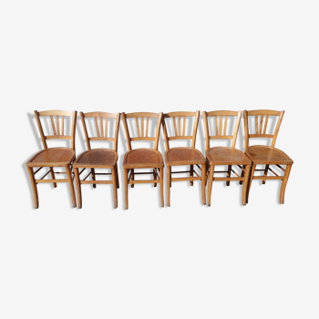 Lot de 6 chaises bistrot