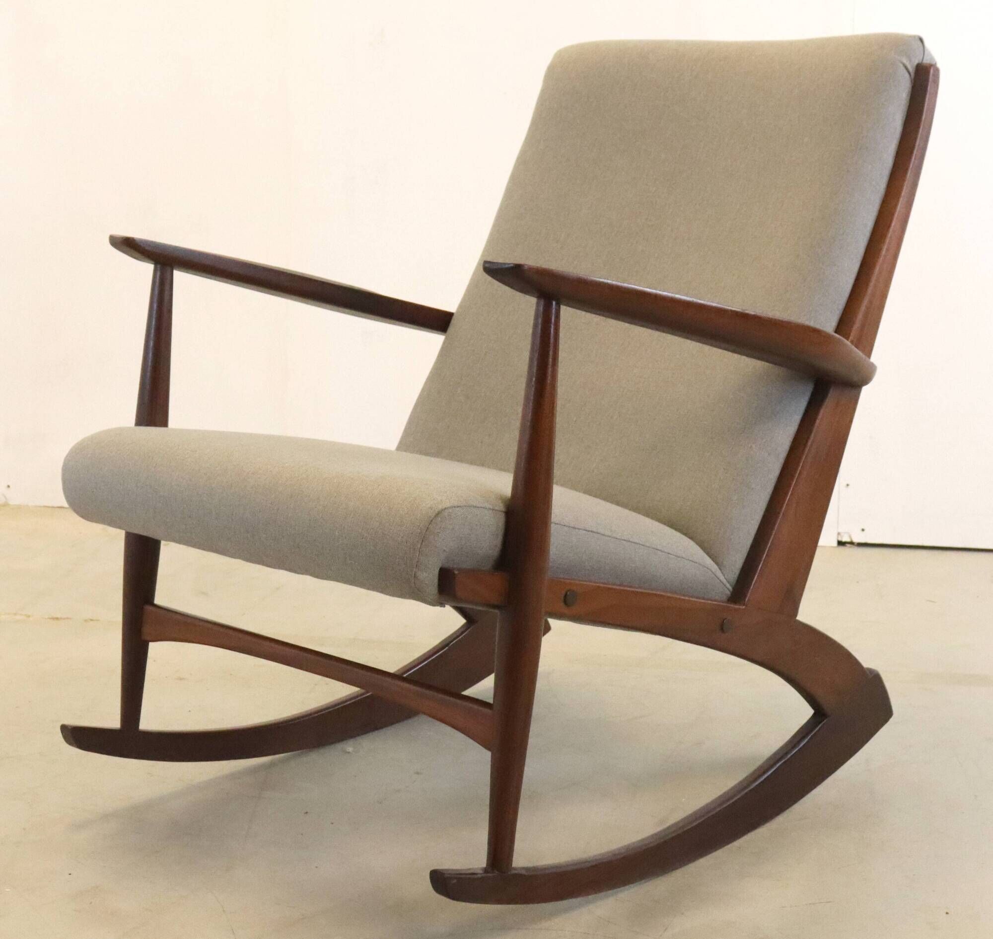 Danish design classic Cube boomerang rocking chair by Søren Georg Jensen