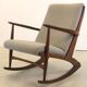 Danish design classic Cube boomerang rocking chair by Søren Georg Jensen