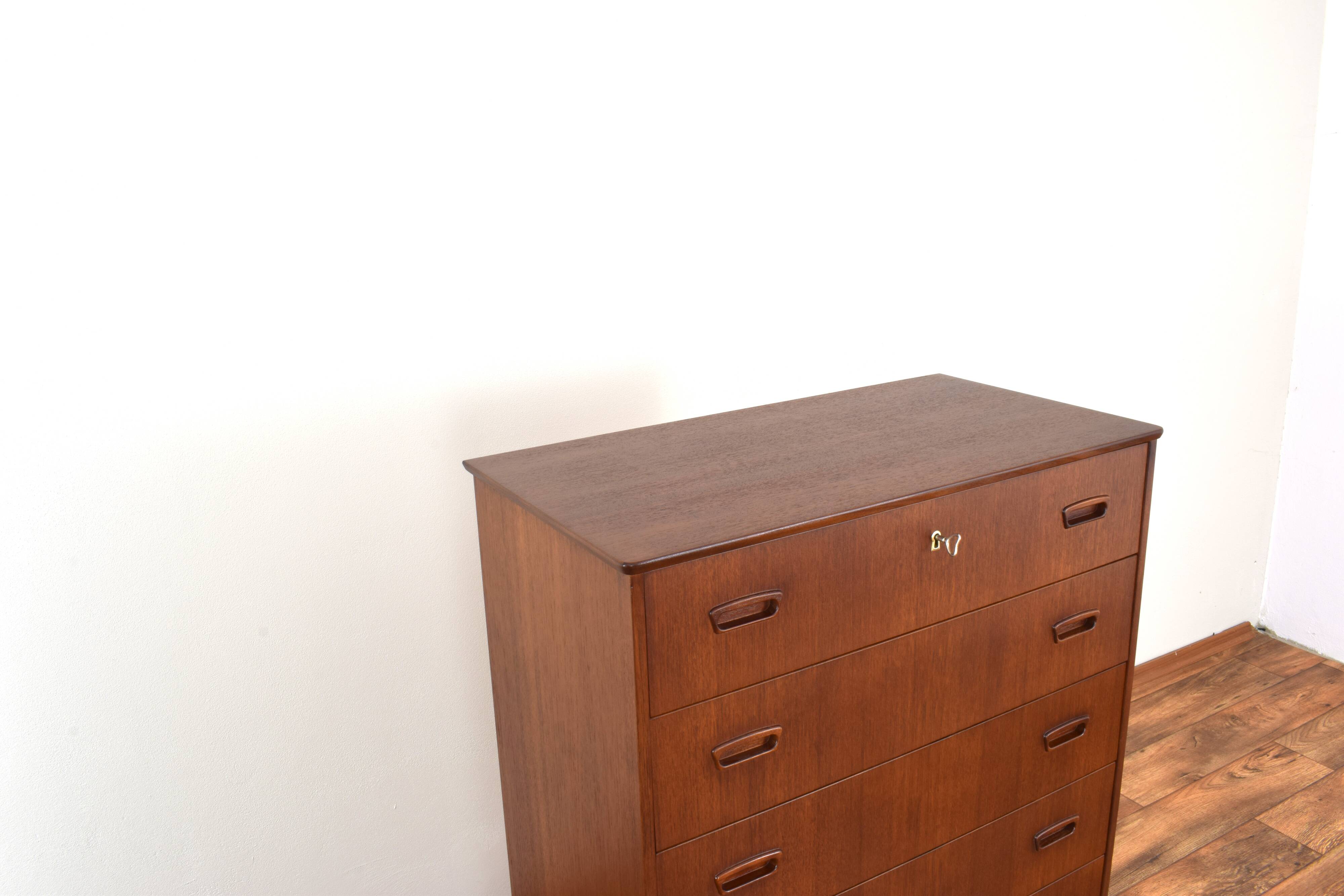 Mid-Century Danish Teak Chest of Drawers, 1960s.