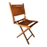 Small old folding wooden chair, 1940